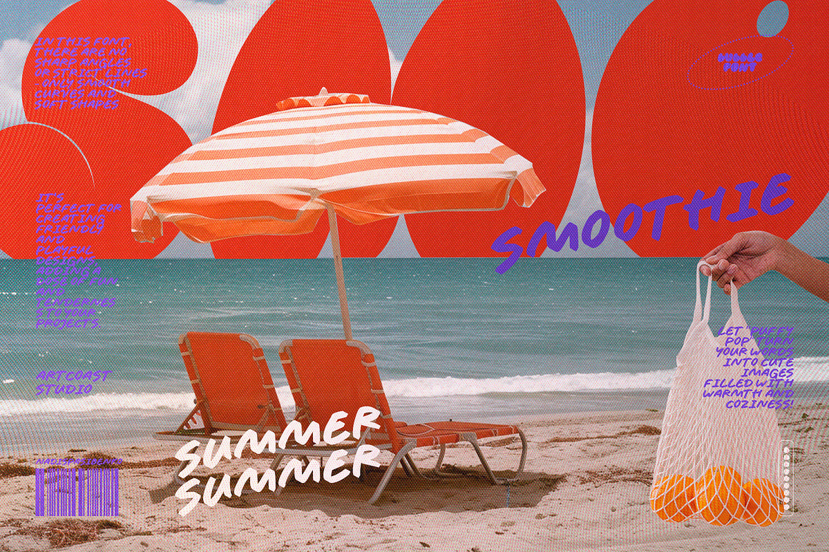 PUFFY POP BUBBLE FONT DUO, a Handwritten Font by Artcoast Fonts (Photo 8 of 12)