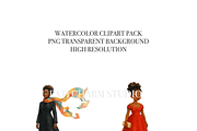 28 Black Woman Clipart, a Decorative Illustration by Pati Charm Studio (Thumbnail 4 of 8)