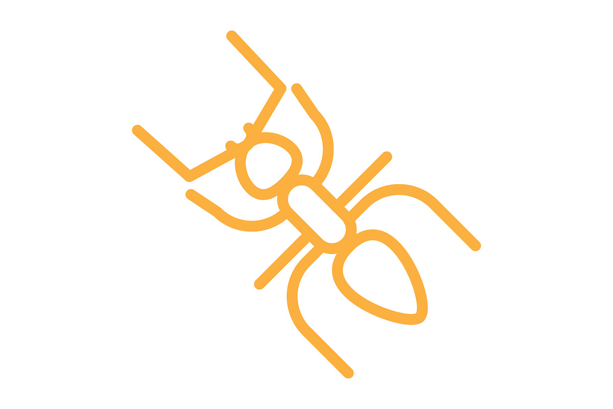 Ant icon design template, an Outline Icon by Sumberpangan (Photo 3 of 3)