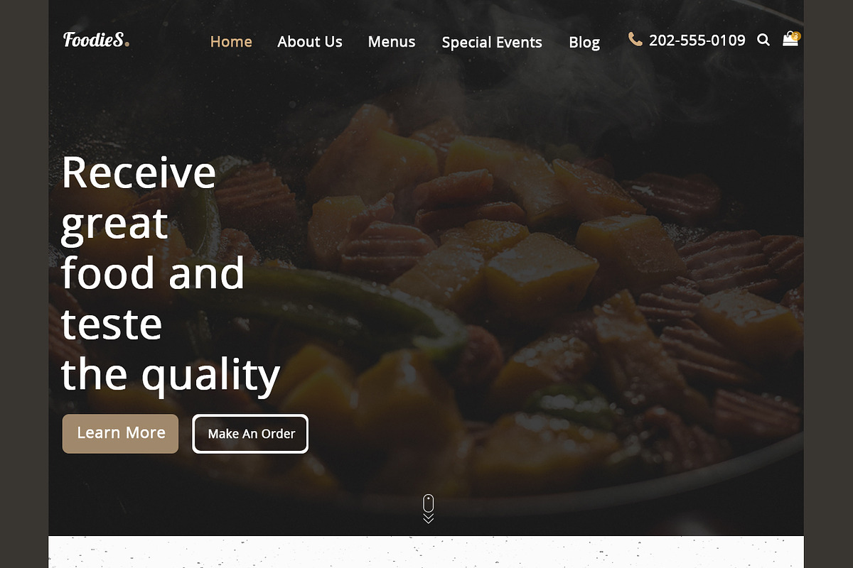 Foodies-Food&Restaurant PSD Template, a Websites & App Template by temRam (Photo 9 of 33)