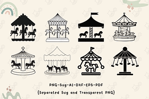Merry Go Round SVG, Playground Merry
