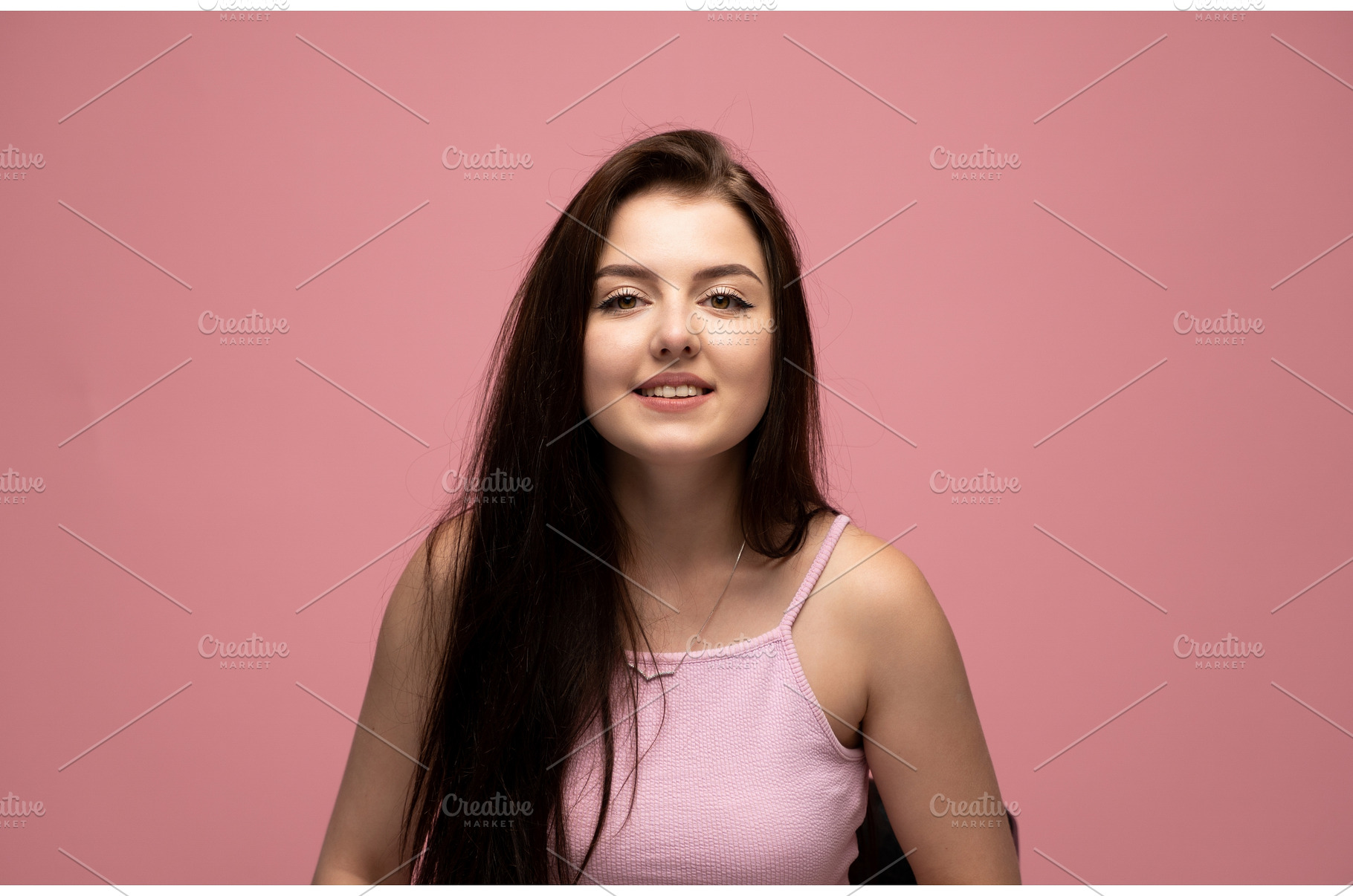 Young woman confidently smiling, a Person Photo by volodymyrshtun13795