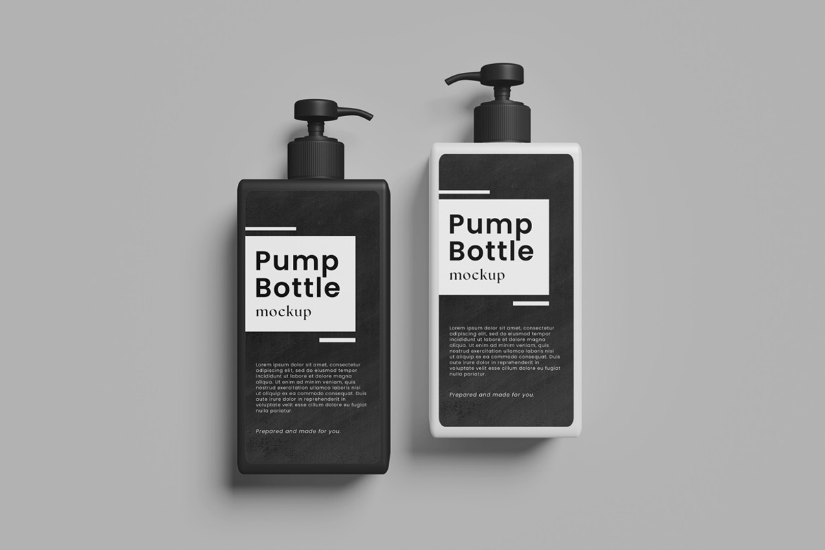 Pump Bottle Mockup, a Packaging Mockup by AndikaGraphic (Photo 4 of 6)