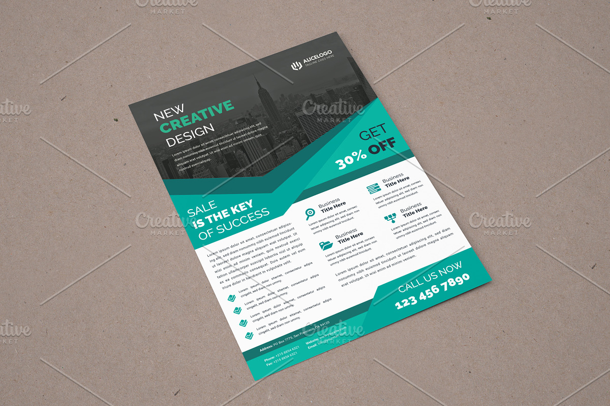Flyer Template, a Flyer Template by Alice_s (Photo 3 of 3)