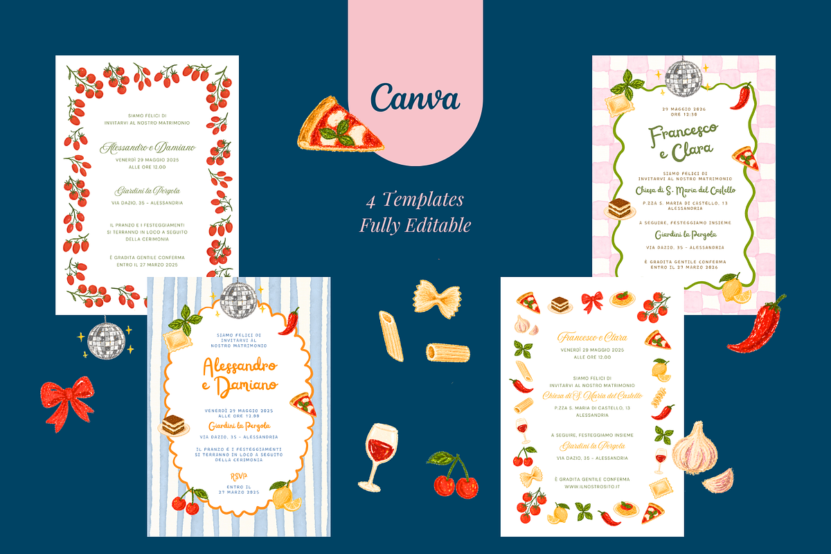 ROMEO - Mediterranean Wedding Invite, an Invitation Template by La(man)Sardina (Photo 1 of 3)