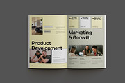 Yellow Startup Quarterly Report, a Brochure Template by Neermana (Thumbnail 4 of 10)