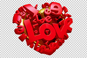 The 3D Heart Render Mega Bundle, a Decorative Illustration by Irmak Akçadoğan (Thumbnail 5 of 8)