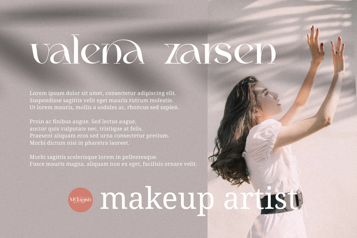 Mylanish _ unique modern typeface, a Serif Font by Penatic Studio (Photo 4 of 11)