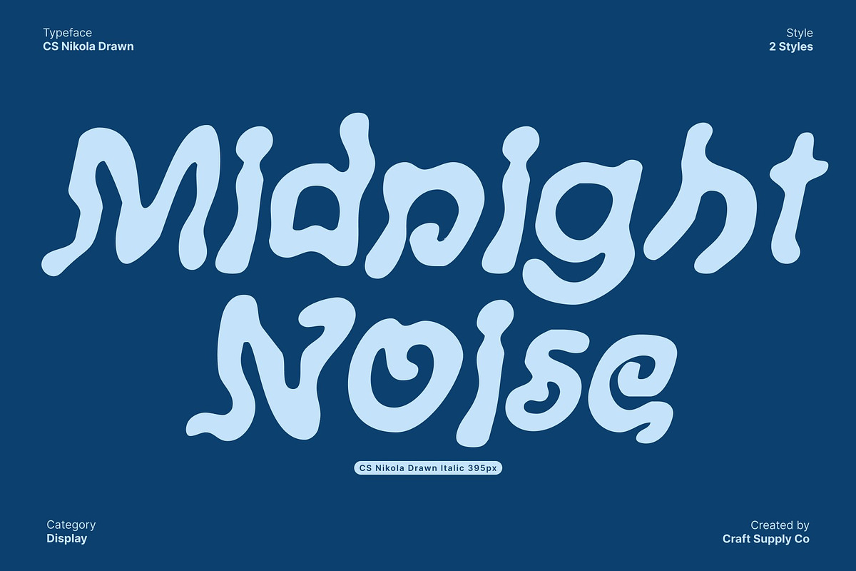 CS Nikola Drawn, a Sans Serif Font by Craft Supply Co. (Photo 3 of 8)