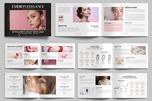 Jewellery Catalog and Lookbook, a Print Template by MightyDesign