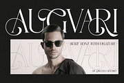 Augvari - Modern Luxury Serif, a Serif Font by Qweera Studio (Thumbnail 1 of 12)
