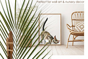 Pedigree Cats Watercolor Set, an Animal Illustration by FineArt (Thumbnail 9 of 9)