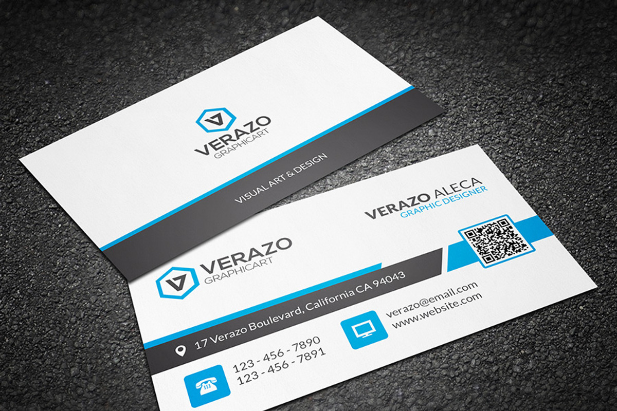 Creative Corporate Business Card, a Business Card Template by Verazo (Photo 3 of 3)