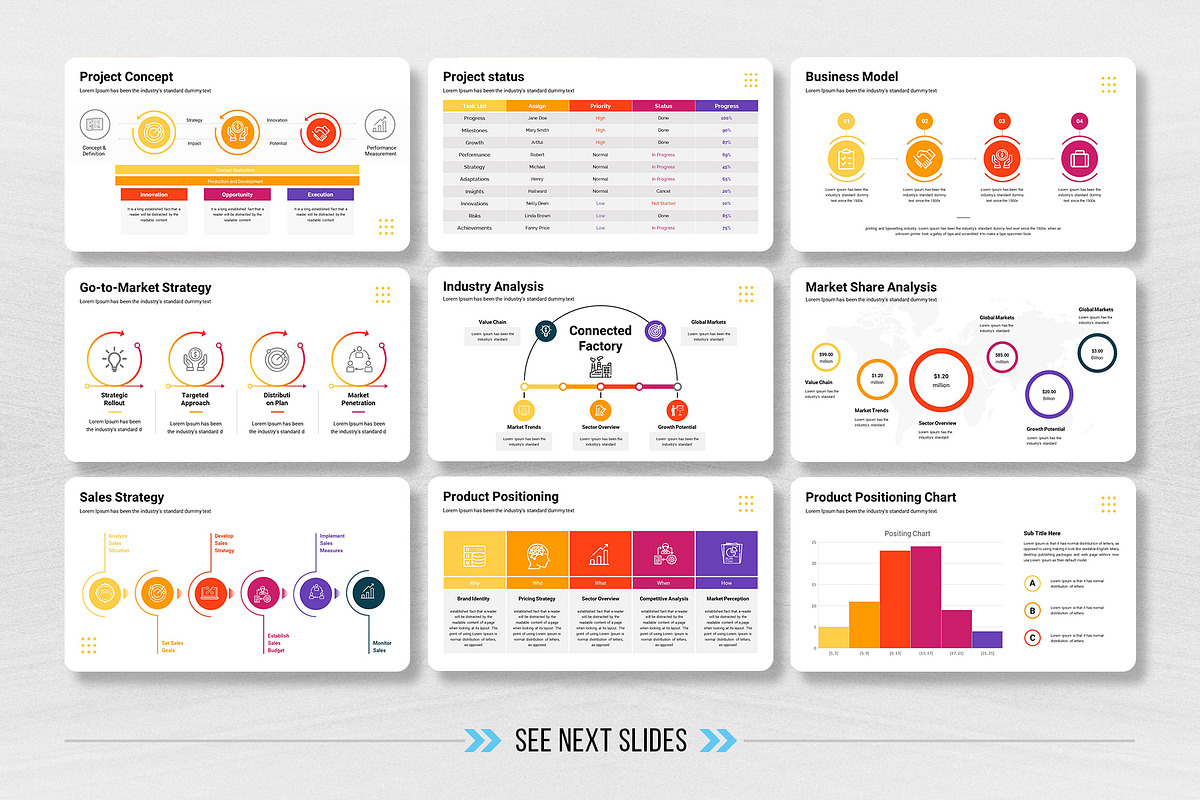 Investor Pitch Deck Keynote Template, a Presentation Template by White Graphic (Photo 6 of 11)