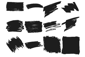 Paint Brush Swatches Set 1 Procreate