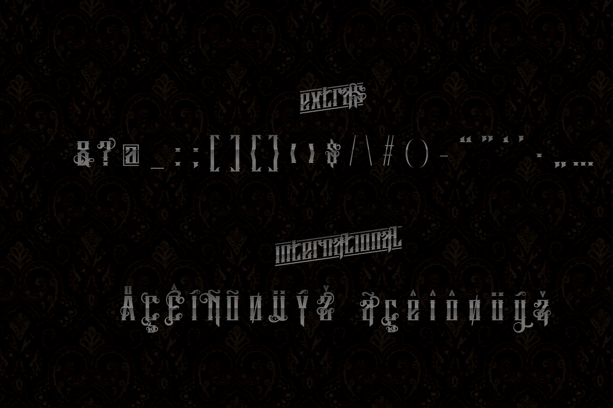 Mughals Font Family preview 8