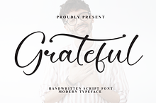 Grateful | Script Font