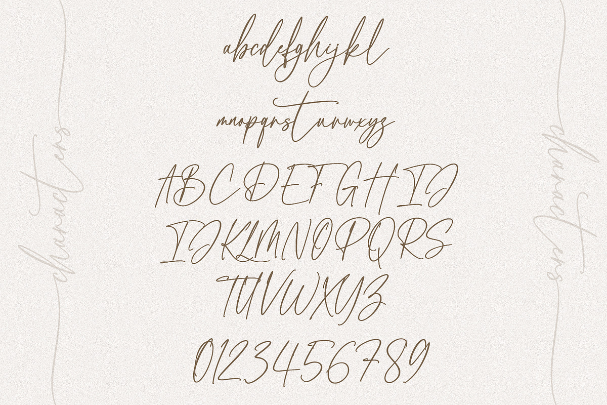 Blush A Script Font, a Script Font by Prestige Artsy Studio (Photo 9 of 9)
