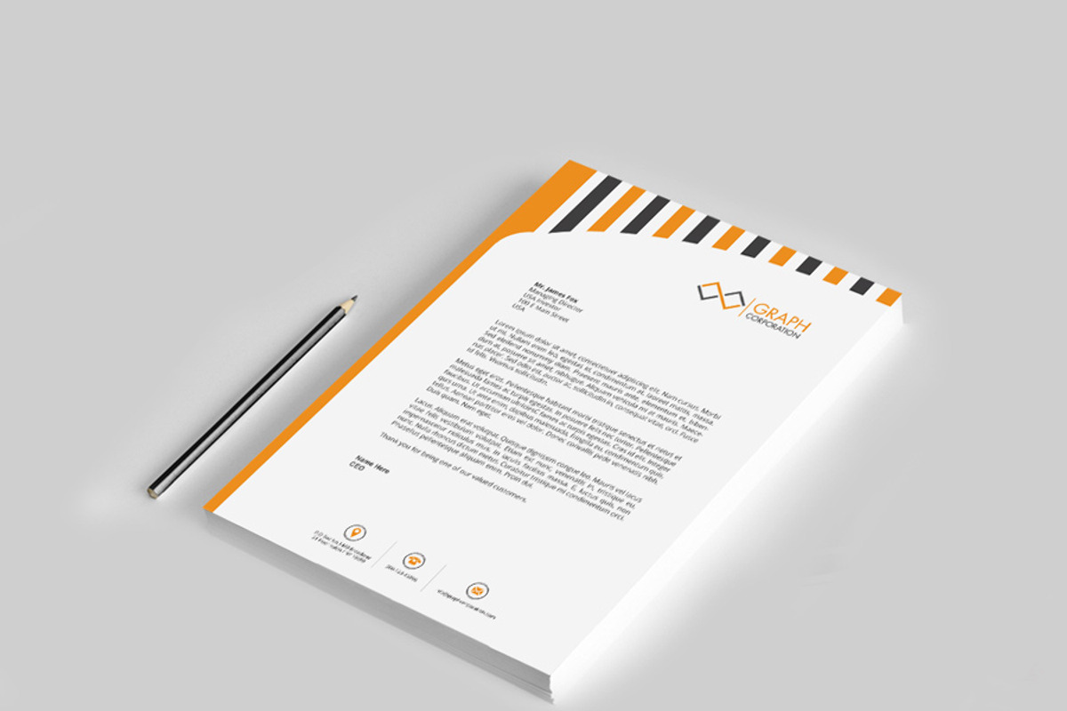 Letterhead, a Stationery Template by asimalikhan555 (Photo 5 of 7)