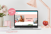 Colorful Shopify Theme | Pink Brunch, a Templates & Theme by Easy Website Themes (Thumbnail 2 of 8)