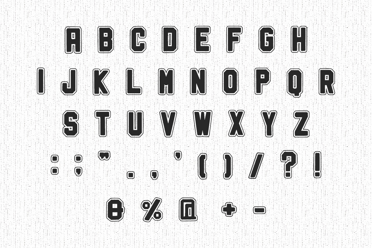 Varsity Future, a Font by Fourteen Letter (Photo 7 of 7)