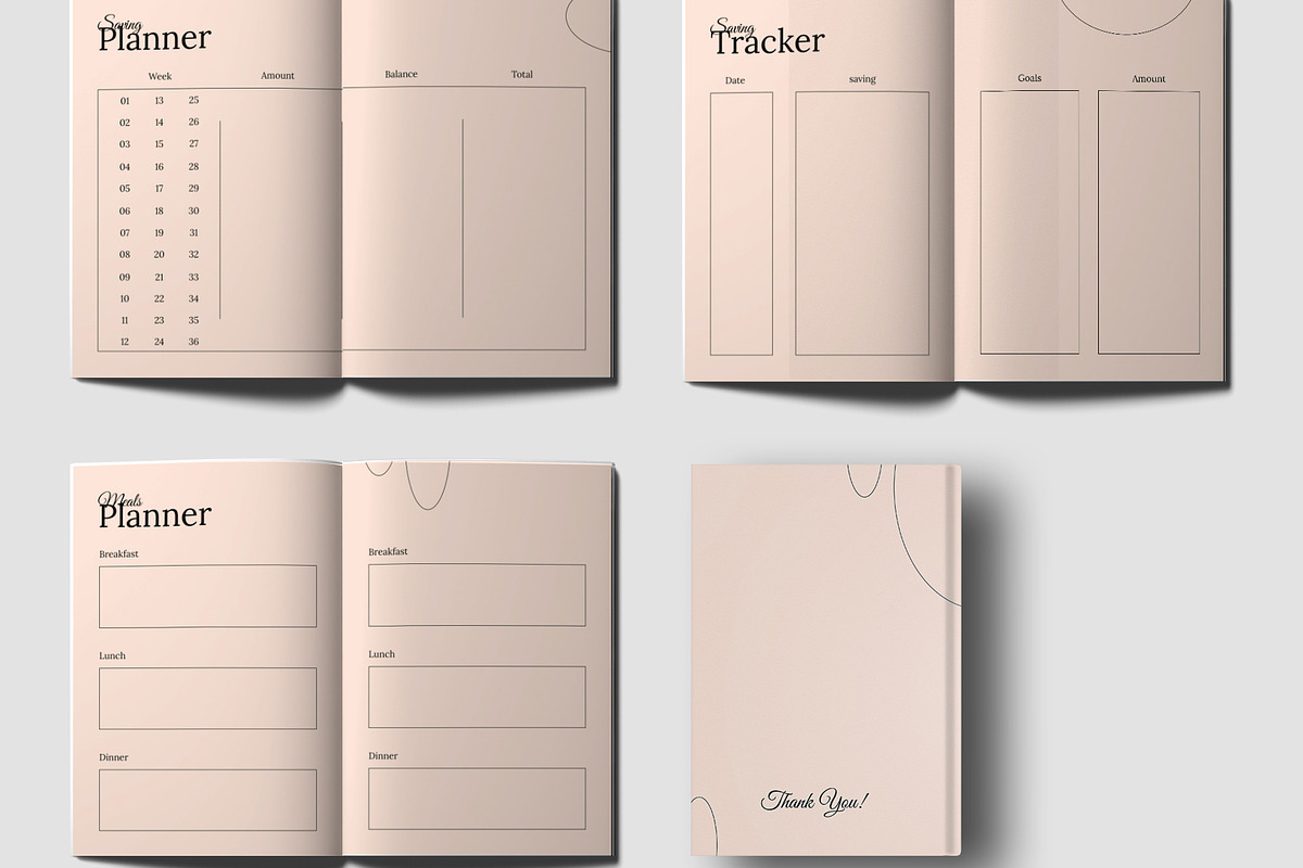 Workbook Planner Template Layout