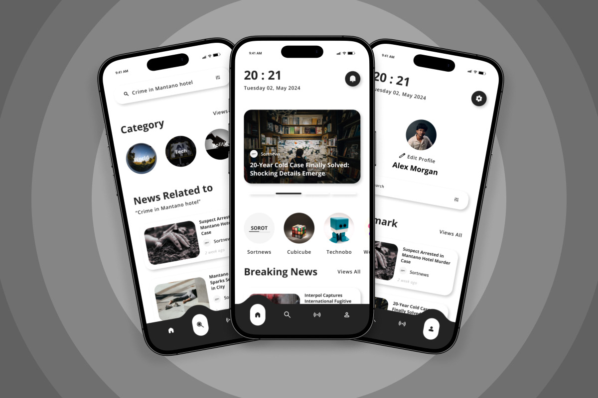Sorot - News Portal Mobile App Desig, an App Template by twinstd (Photo 5 of 5)