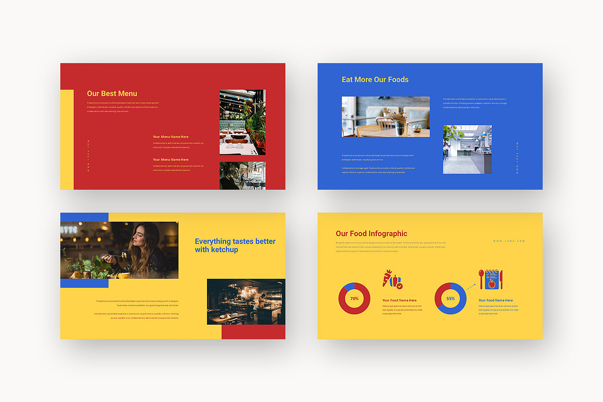 Loba : Food Service Google Slides, a Presentation Template by Punkl Camp (Photo 3 of 15)