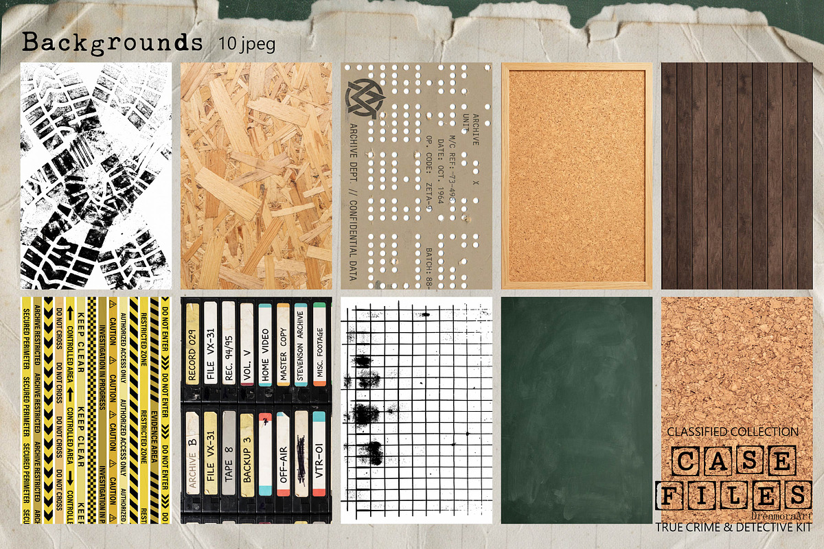 CASE FILES True Crime Detective Kit, an Object Graphic by DreamoraArt (Photo 7 of 8)