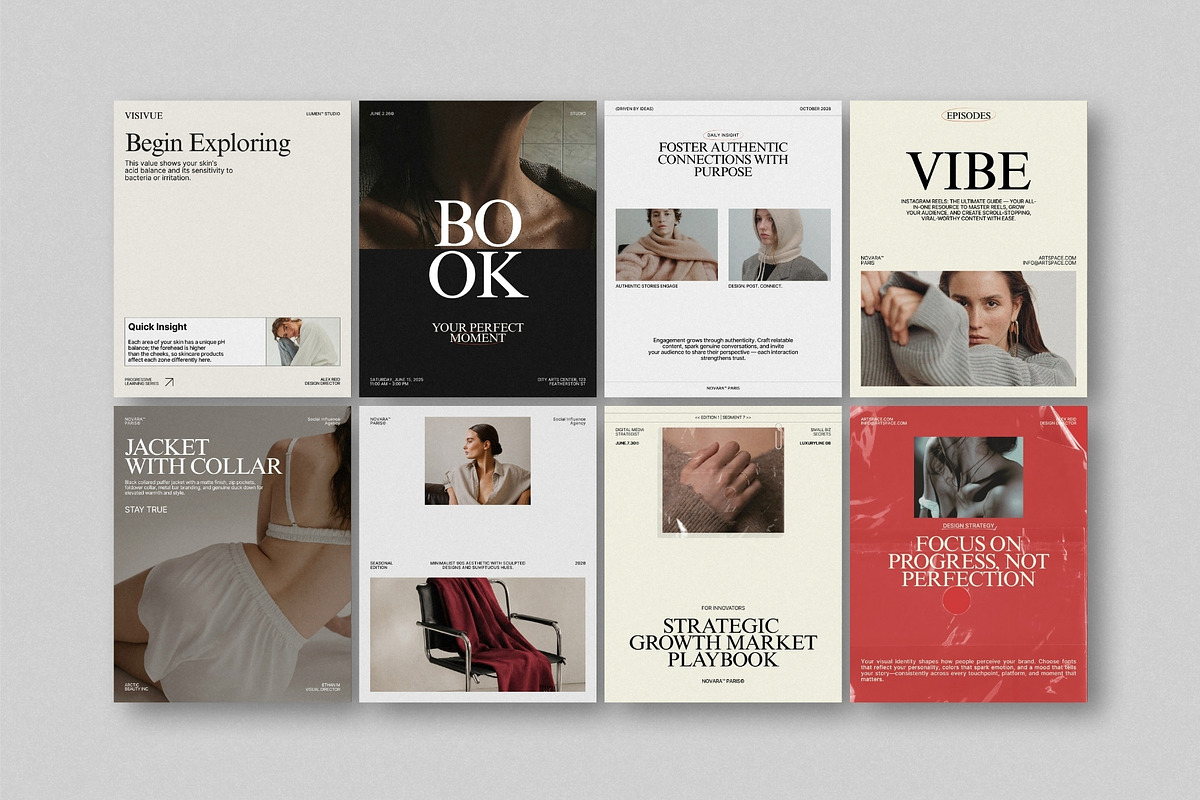 ZUNO | Social Media Kit (II), a Social Media Template by The Aesthetic Studio (Photo 3 of 10)