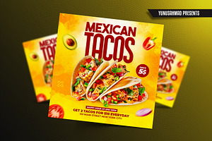 Tacos Social Media Post Template