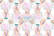 Preppy Coastal Mahjong Clipart, a Decorative Illustration by TheHappyGiftArt (Thumbnail 8 of 12)