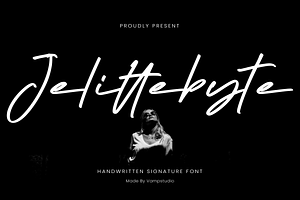 Jelittebyte - Signature Font