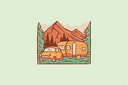 Adventure on Wheels, an Object Illustration by nomlimo.com (Thumbnail 1 of 2)