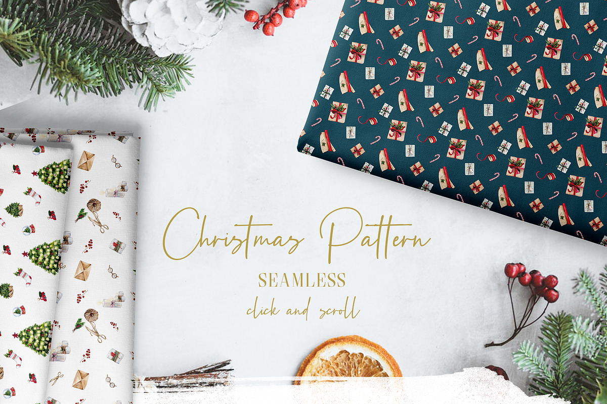Watercolor Christmas Aesthetics, a Decorative Illustration by S_ARTLOVE (Photo 10 of 11)