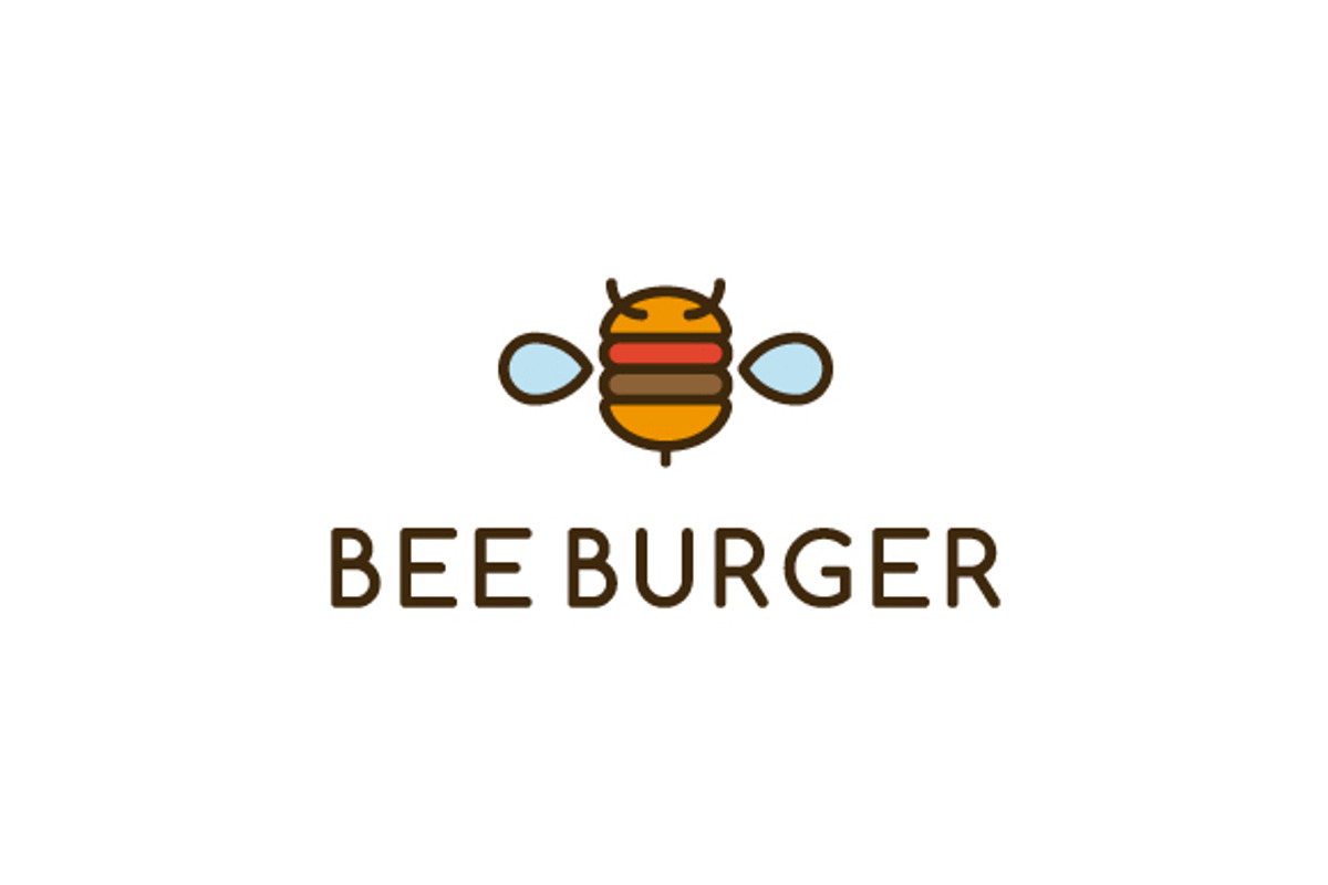 Bee Burger Logo, a Branding & Logo Template by Mauro Bertolino (Photo 2 of 4)
