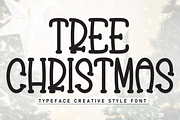 Tree Christmas | Script Font, a Script Font by Scratchones (Thumbnail 1 of 8)