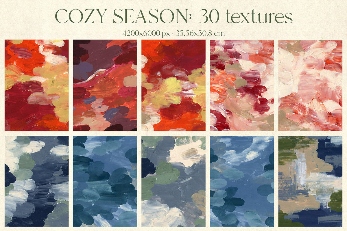 Fall painted abstract background, a Background Graphic by Yuliya Derbisheva (Photo 6 of 17)