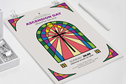 Ascension Day Stained Glass, a Flyer Template by Me55enjah Design (Thumbnail 4 of 4)