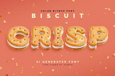 Biscuit Crisp - Color Bitmap Font