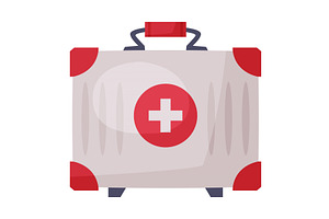 First Aid Kit, Bag for Medical, a Healthcare Illustration by TopVectors