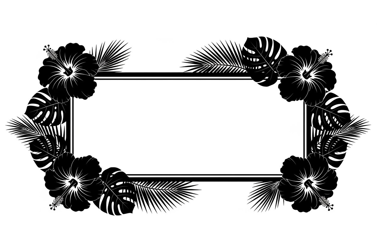 Floral Rectangle Frame SVG Bundle, an Illustration by jahid234 (Photo 26 of 31)