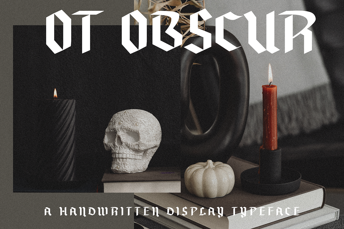 OT Obscur, a Font by OneTen The Studio (Photo 1 of 9)