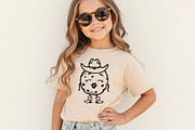 Cowboy Cookie Clipart Funny Milk SVG, a Graphic by TanchaArt (Thumbnail 6 of 9)