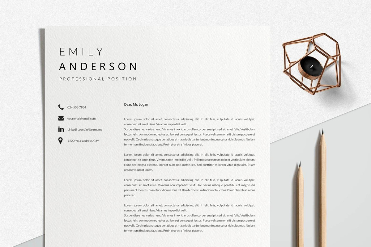 Basic CV Template Word, a Resume Template by LucaTheme (Photo 3 of 10)