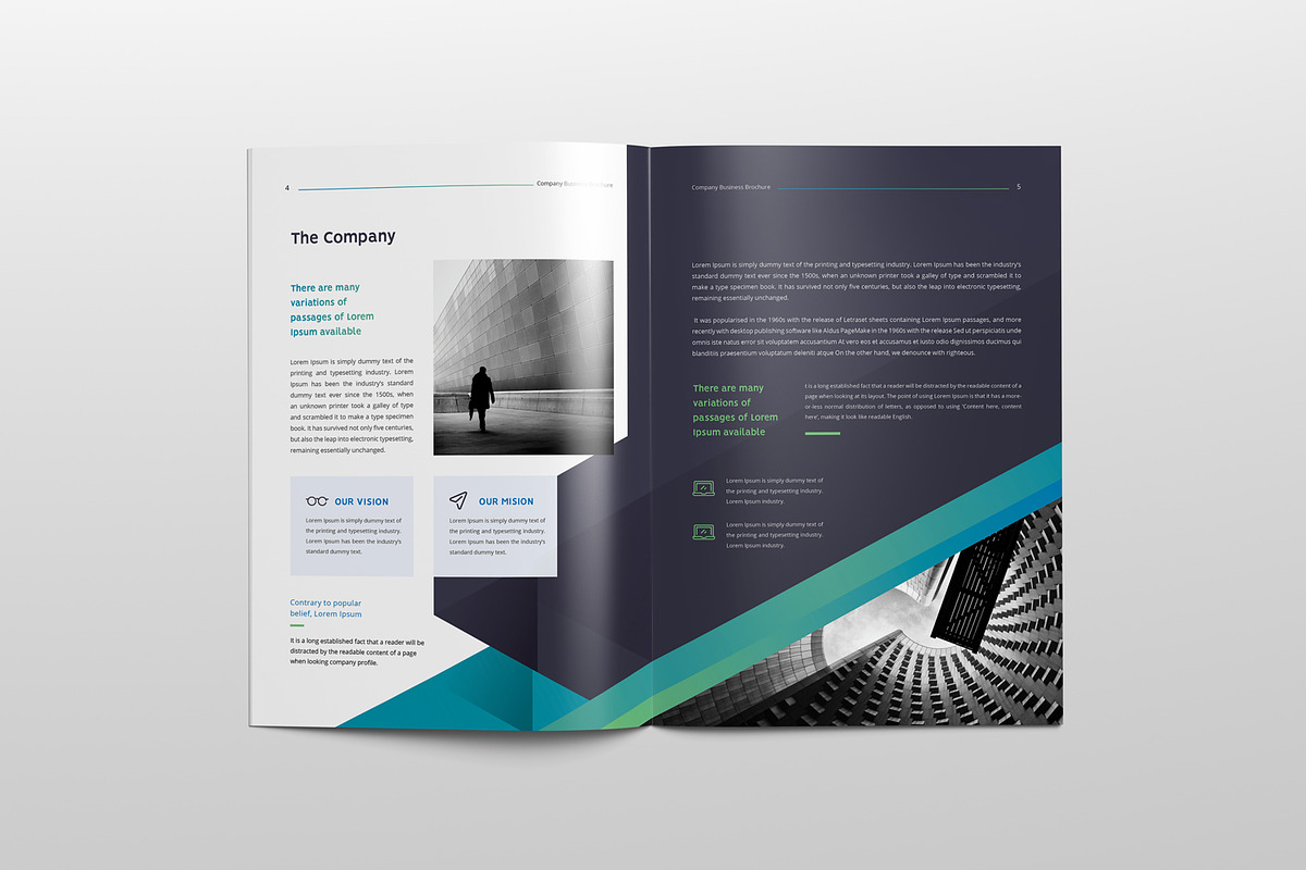Clean & Modern Multipurpose Brochure, a Brochure Template by Pro-Gh (Photo 6 of 9)