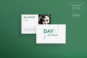 Business Cards Skin Beauty