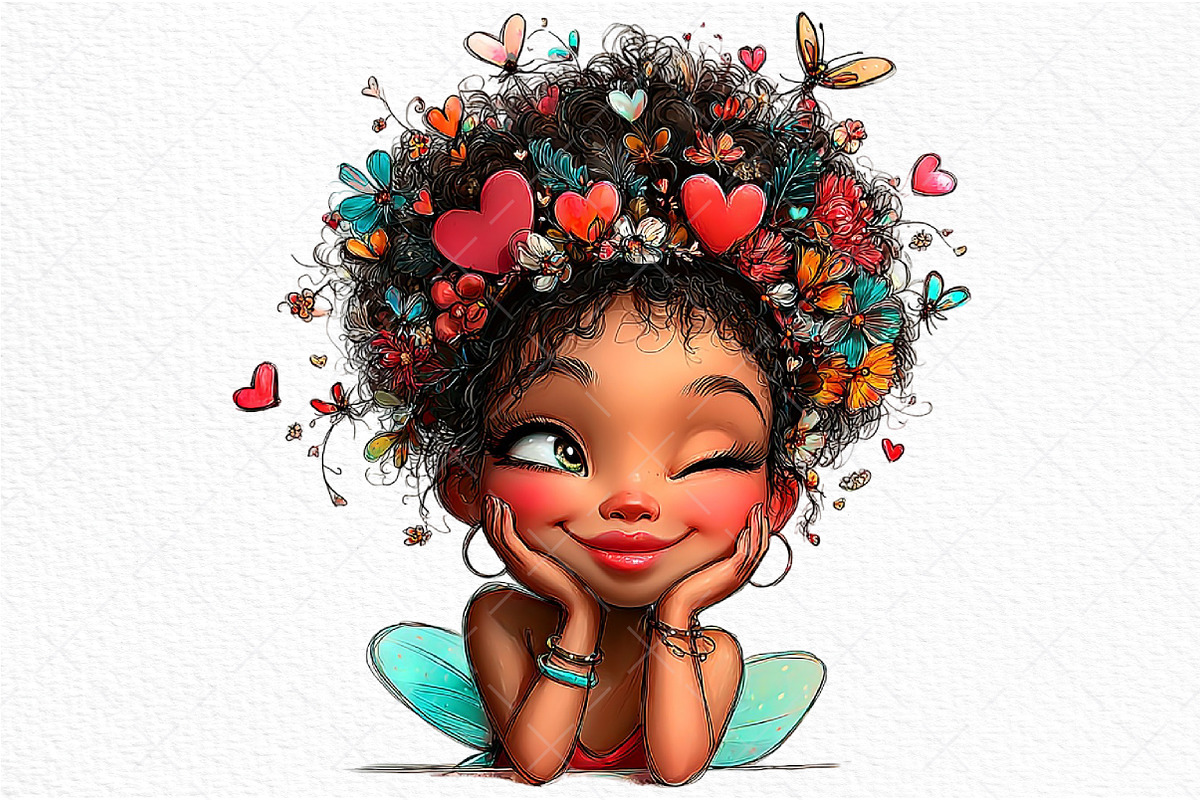 Valentines Fairy Clipart, an Illustration by Craft Nest (Photo 10 of 11)