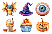 Watercolor Vintage Knitted Halloween, an Illustration by Daily.Designs (Thumbnail 5 of 5)