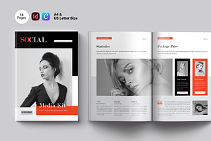 Social Media Kit Template, a Brochure Template by Spark_Creative